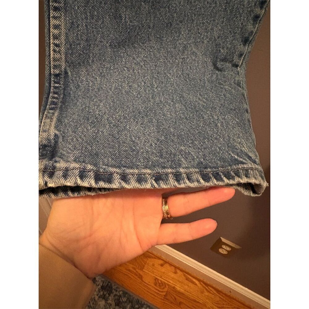 Wrangler Men's Straight Blue Jeans Size 42x30 Denim 5-Pocket Style - Picture 7 of 10